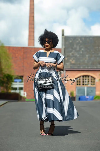 Peju Black And White Dress Dresses