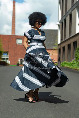 Peju Black And White Dress Dresses