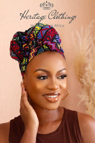 Shani Multicoloured Headwrap Accessories