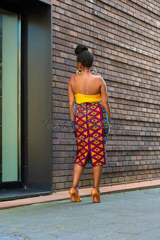 Sola Multicoloured Pencil Skirt Apparel & Accessories