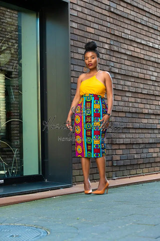 Sola Multicoloured Pencil Skirt Apparel & Accessories