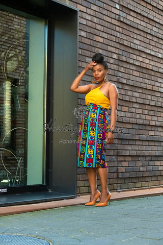 Sola Multicoloured Pencil Skirt Apparel & Accessories