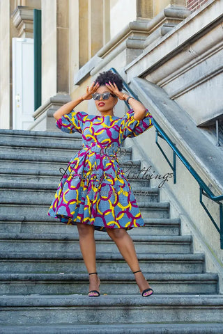 Urbi Multicoloured Dress Clothing