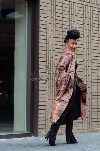 Zola Brown Duster Jacket