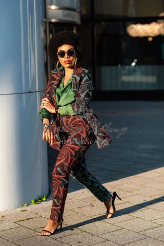 Zora Jacket And Trouser Ankara Set Outfit Sets