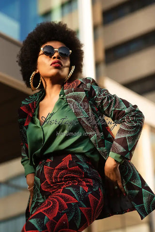 Zora Jacket And Trouser Ankara Set Outfit Sets