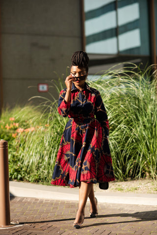 JEMILA MIDI SHIRT DRESS